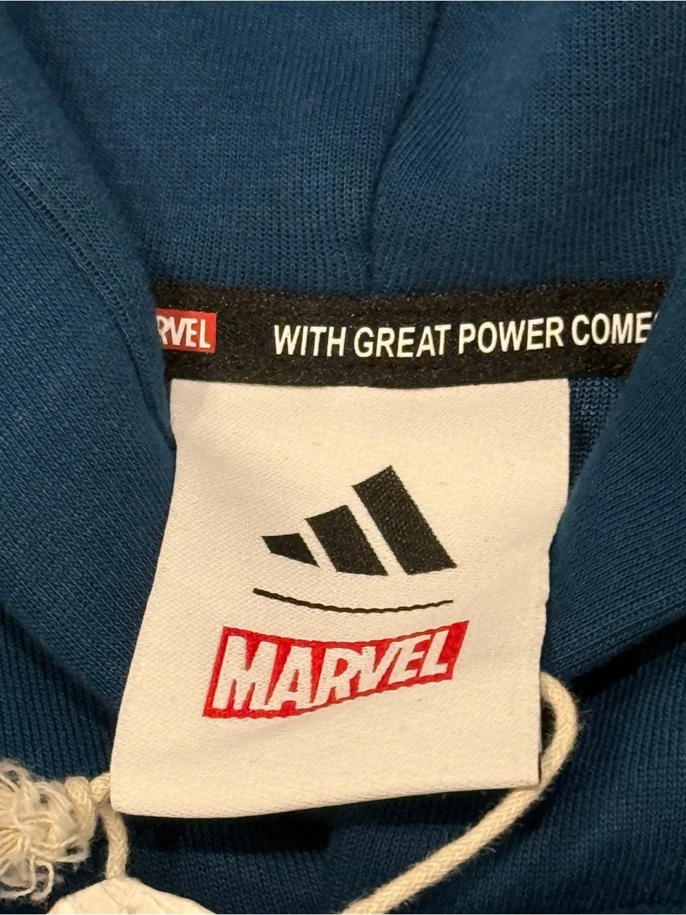 Adidas X Marvel Spiderman Hoodie Sweatshirt Men’s Sz XL